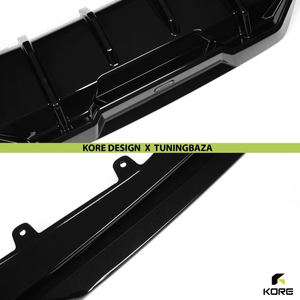 Китай KR0132012E Задній дифузор BMW G20 / G21 LCI M-Performance ABS Чорний Сапфір KORE