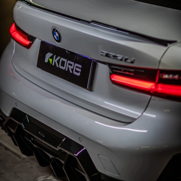 Китай KR0132012E Задній дифузор BMW G20 / G21 LCI M-Performance ABS Чорний Сапфір KORE