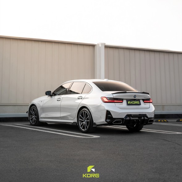 Китай KR0132012E Задній дифузор BMW G20 / G21 LCI M-Performance ABS Чорний Сапфір KORE