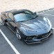 Китай 000-CORV20-CSV3R Спойлер-накладка на бампер V3R, чорний глянець, CHEVROLET CORVETTE 2020-2024 C8