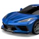 Китай 000-CORV20-CSV3R Спойлер-накладка на бампер V3R, чорний глянець, CHEVROLET CORVETTE 2020-2024 C8