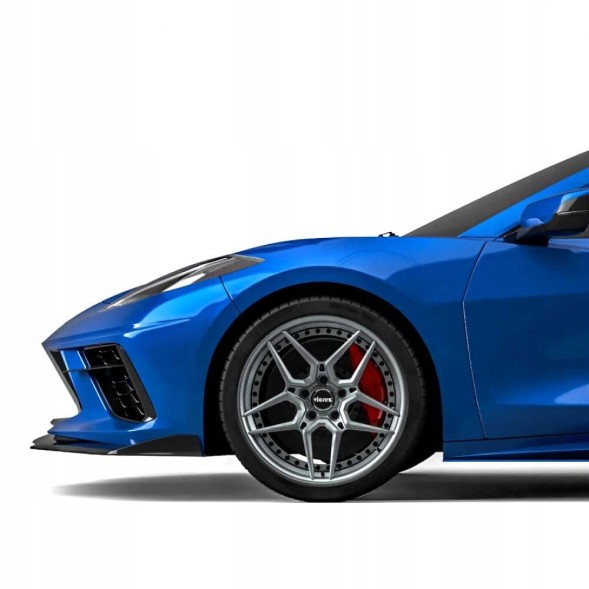Китай 000-CORV20-CSV3R Спойлер-накладка на бампер V3R, чорний глянець, CHEVROLET CORVETTE 2020-2024 C8