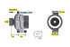 Bosch 0 986 047 910 0 986 047 910 Генератор 0 986 047 910 bosch