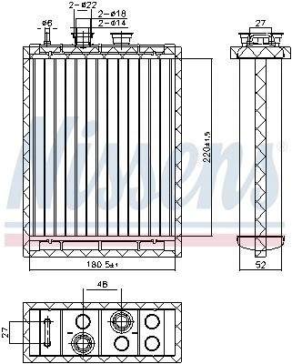 Nissens 707220 Обігрівач - nissens 707220