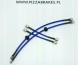 Pizza Brakes Przewody hamulowe w oplocie Porsche 924 944 Гальмівні дроти в обплетенні Porsche 924 944
