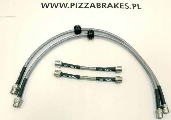 Pizza Brakes Przewody hamulcowe w oplocie Seat Leon 1M Cupra R Гальмівні дроти в обплетенні Seat Leon 1M Cupra R