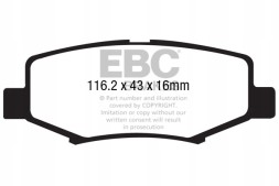 EBC DP41799R Гальмівні колодки yellowstuff ebc brakes dodge usa nitro jeep cherokee wrang
