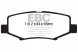 EBC DP41799R Гальмівні колодки yellowstuff ebc brakes dodge usa nitro jeep cherokee wrang