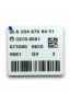 Mercedes-Benz OE MERCEDES BENZ W204 ПАНЕЛЬ ПЕРЕМИКАЧ НАГРІВУ СИДІНЬ DSR A2048706451