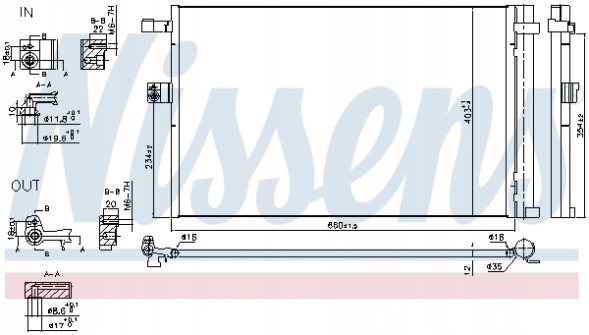 Nissens 941187 Конденсатор, кондиціонер nissens 941187