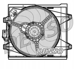 Denso DER09048 Вентилятор охолодження 300w der09048 denso fiat 500