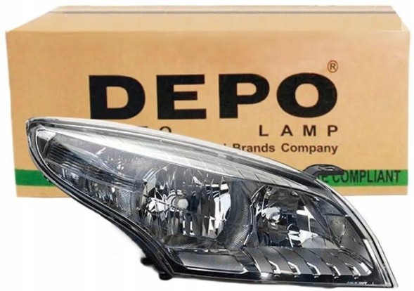 Abakus  Фара права лампа renault megane 3 iii 08-