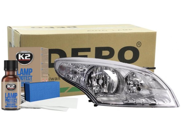 Abakus  Фара права лампа renault megane 3 iii 08-