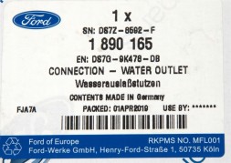 Ford OE DS7G-9K478-DB Термостат ford kuga 12- focus 14- s-max 15- 1.5 eb