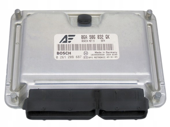 OE 06A 906 032 QK 0 261 208 687 Блок керування двигуном (ECU) SHARAN ALHAMBRA 1.8 T 06A906032QK 0261208687