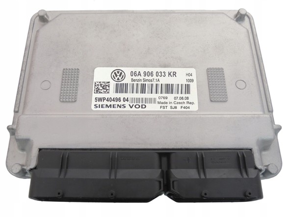 Siemens 06A 906 033 KR 5WP40496 04 SIMOS 7.1A ЕБУ VW TOURAN 1.6 06A906033KR 5WP40496 04