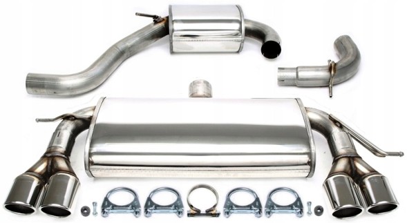 TA-Technix 02VW019-8D-2 Спортивна вихлопна система 2х80 CATBACK TA TECHNIX VW GOLF V 1K1 1.4/2.0 TSI