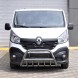 Китай PWT03_RT14 Renault Trafic 2014 - Передня дужка A-Bar кенгуру, хром