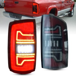 VLAND YHB-DG-8091A 07-08 DYMIONE DODGE RAM 2007-2008 ЗАДНІ ЛІХТАРІ КОМПЛЕКТ LED ЄВРОПА ЖОВТИЙ ПОВОРОТНИК ДИМЧАСТІ