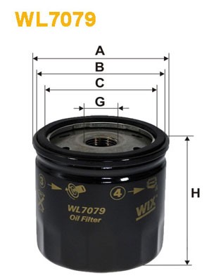 WL7079 WIX FILTERS Фільтр оливи
