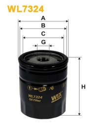 WL7324 WIX FILTERS Фільтр оливи