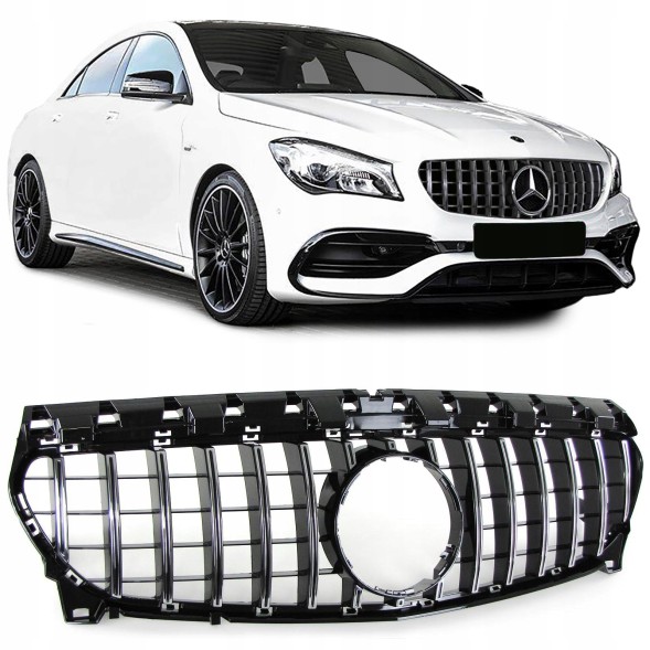 Automaniac A117033 ЗНЯТТЯ РЕШІТКИ MERCEDES CLA W117 C117 X117 PANAMERICANA AMG ХРОМ