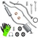 Polmostrów POL-P0O41L5N9D6J2C1 Комплект глушників для daihatsu cuore 6 vi 03 - 07 1.0 хетчбек