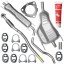 Ferroz ADFZ-C7H35D3S2O6E6L2 Комплект глушників + труба opel zafira b 1.8 103 квт 2005-2014