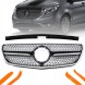 TOPGER KRG-ME-236 XX РЕШІТКА РАДІАТОРА MERCEDES DB VITO W447 16-19 ЧОРНИЙ ГЛЯНЕЦЬ ДІАМАНТ
