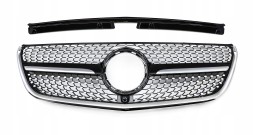 TOPGER KRG-ME-236 XX РЕШІТКА РАДІАТОРА MERCEDES DB VITO W447 16-19 ЧОРНИЙ ГЛЯНЕЦЬ ДІАМАНТ