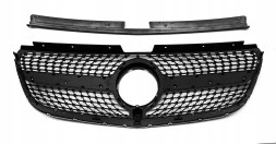 TOPGER KRG-ME-236 XX РЕШІТКА РАДІАТОРА MERCEDES DB VITO W447 16-19 ЧОРНИЙ ГЛЯНЕЦЬ ДІАМАНТ