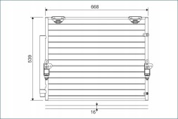 Valeo 822621 Конденсатор, кондиціонер valeo 822621