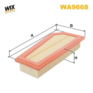 WA9668 WIX FILTERS Фільтр повітряний