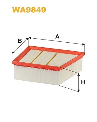 WA9849 WIX FILTERS Фільтр повітряний