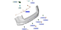 Ford OE 1716826 Джгут датчиків паркування задній Ford Kuga MK1 2008-2012