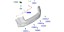 Ford OE 1716826 Джгут датчиків паркування задній Ford Kuga MK1 2008-2012