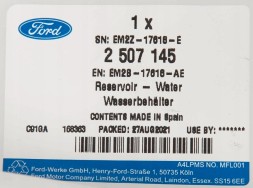 Ford OE EM2B-17618-AE БАК ОМИВАЧА S-MAX / GALAXY 20- _ 2507 145