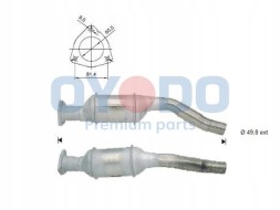 Oyodo 10N0073-OYO Oyodo каталізатор audi vw