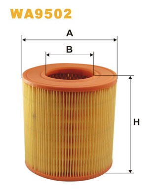 WA9502 WIX FILTERS Фільтр повітряний