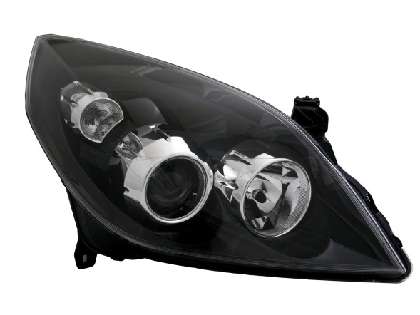 TYC 5519101E MHM TUNING Рефлектор Фара Передня Чорна Лінза Opel Vectra C Signum Lift 2005-2008 Р