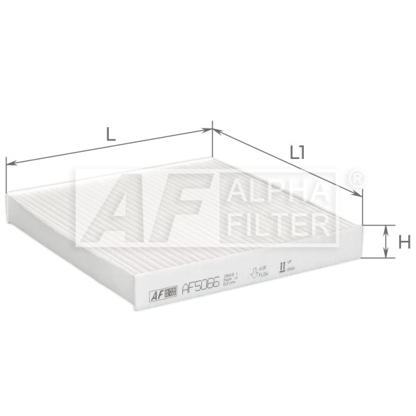 AF5066 ALPHA FILTER Фільтр салону