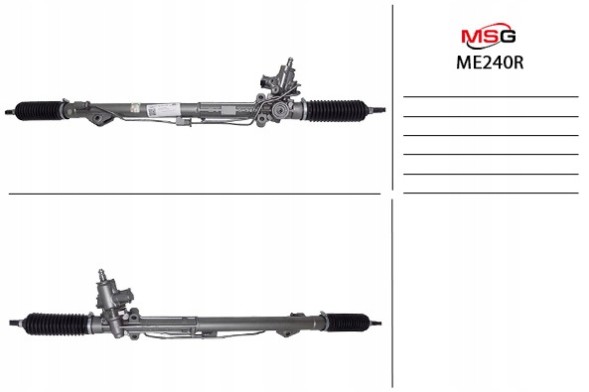 MSG FO221NEW Рульова рейка з гідропідсилювачем