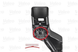 572308 VALEO Комплект стеклоочистителей