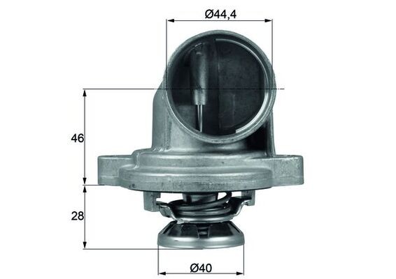 TI 23 80 MAHLE ORIGINAL Термостат