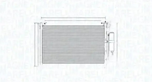 MAGNETI MARELLI 350203989000 Очищувач радіатора кондиціонера 350203989000