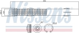 95467 NISSENS Осушувач кондиціонера
