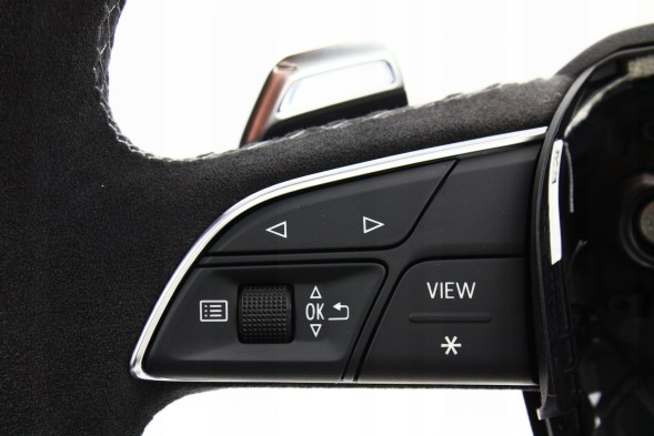 Audi OE 8W0419091FL, DWP521145OE НОВЕ ОРИГІНАЛЬНЕ СПОРТИВНЕ КЕРМО ALCANTARA З ПІДІГРІВОМ AUDI RS4 RS5 8W 8W0419091FL