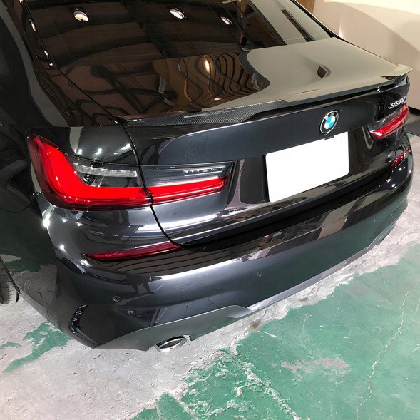 Китай T-005 Карбоновий Спойлер-Крило BMW G20 / M3 G80 в Стилі M-Performance (Dry-Carbon)