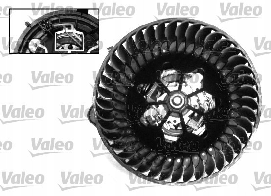 Valeo 715074 Двигун вентилятора обігрівача повітродувки mini r55 r56 r57 r60 valeo 715074