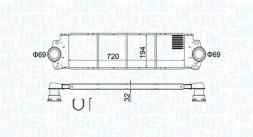 MAGNETI MARELLI 351319204200 Охолоджувач повітря інтеркулер 351319204200